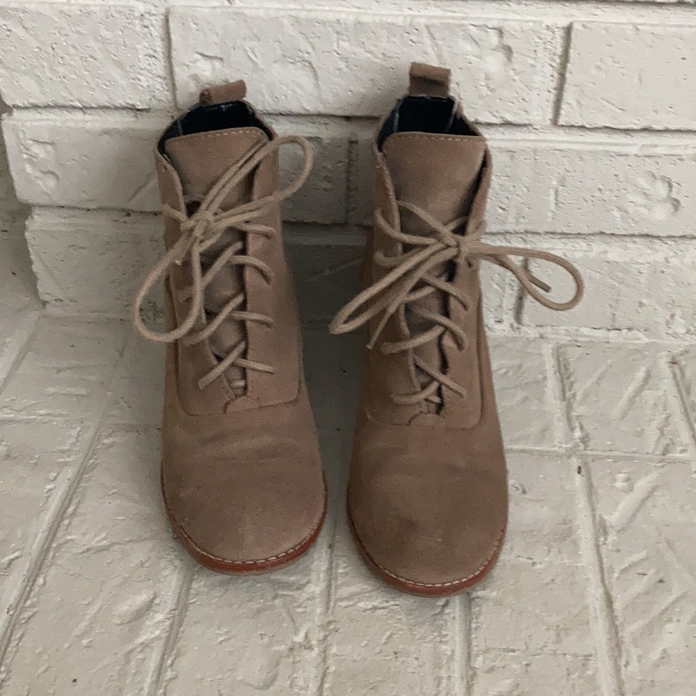 Dolce Vita Tan Heeled Boots - Picture 3 of 7